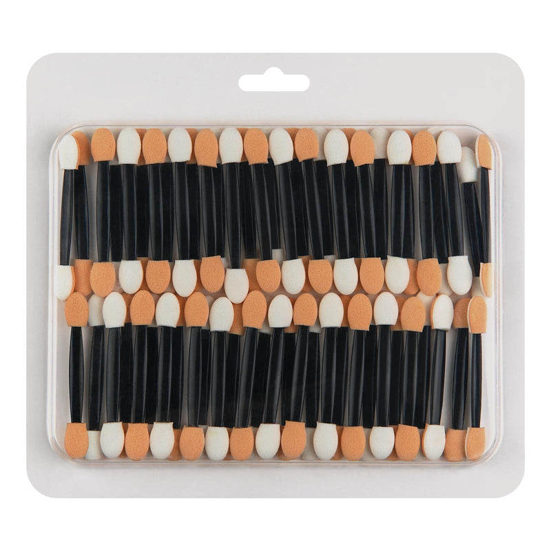 Cuttte Eyeshadow Applicators Makeup Brushes - 60PCS Disposable Eyeshadow Brush, Dual Sides Eye Shadow Applicator Sticks, 2.44 Inch Eye Makeup