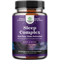 Natural Refreshing Sleep Formula - Supports Healthy Rest - Non Addictive Supplement - Magnesium L-Theanine GABA - Purest Herbal Ingredients