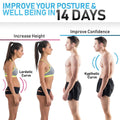 Thoracic Back Brace Posture Corrector- Magnetic Lumbar Back Support Belt-Back Pain Relief, Improve Thoracic Kyphosis, for Lower and Upper Back