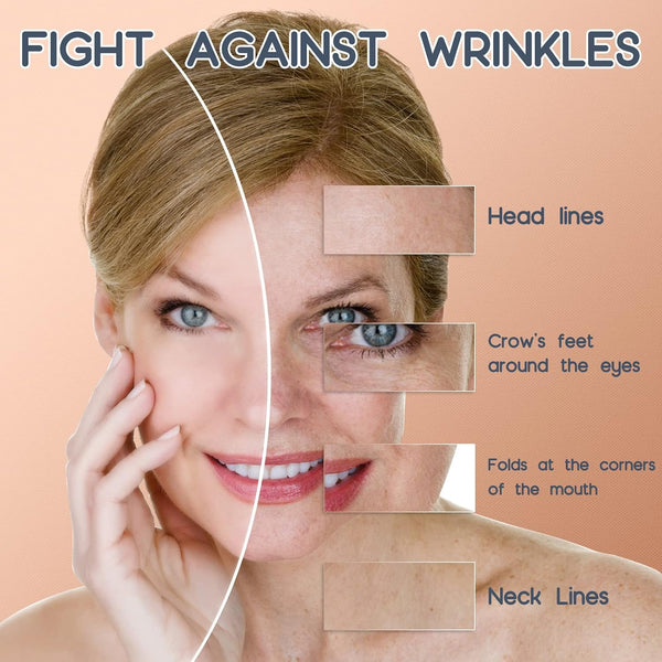 AURUZA 2 Rolls Facial Myofascial Face Lift Tape, Neck & Forehead Smooths Wrinkles, Unisex Anti-Wrinkle Patches for Firming And Tightening Skin