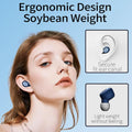 Redpepper Wireless Earbuds in-Ear Headphones Bluetooth 5.3 with Built-in Mics Deep Bass Clear Call Ultralight Headsets Up to 60H Play Time for