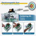 Soldering Practice Kits Electromagnetic Emitter DIY Soldering Project Electronic Kits Mini Voltage Converter Module Suitable for Students