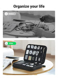 UGREEN Electronic Organizer Travel Cable Organizer Storage Bag for Data Cables, USB C Charger, SD Card, Hard Drive, Charging Cord, Mouse, Power