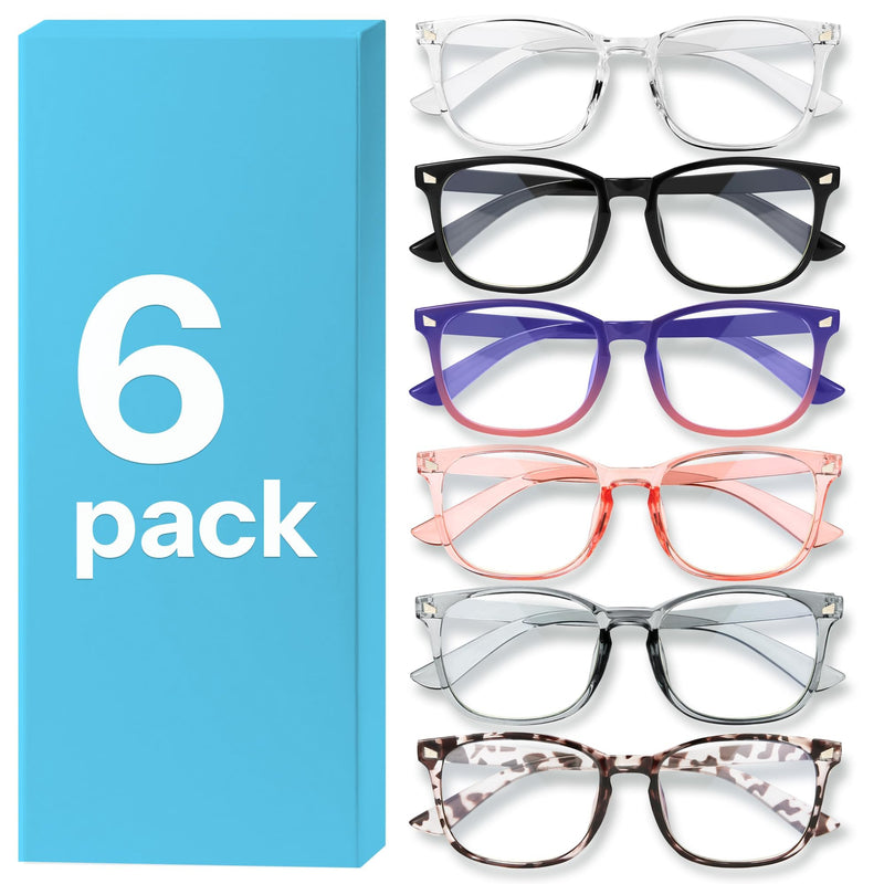 MIGSIR Blue Light Blocking Glasses for Computer Gaming, Fashion Fake anti Eye Strain Eyeglasses for Women Men