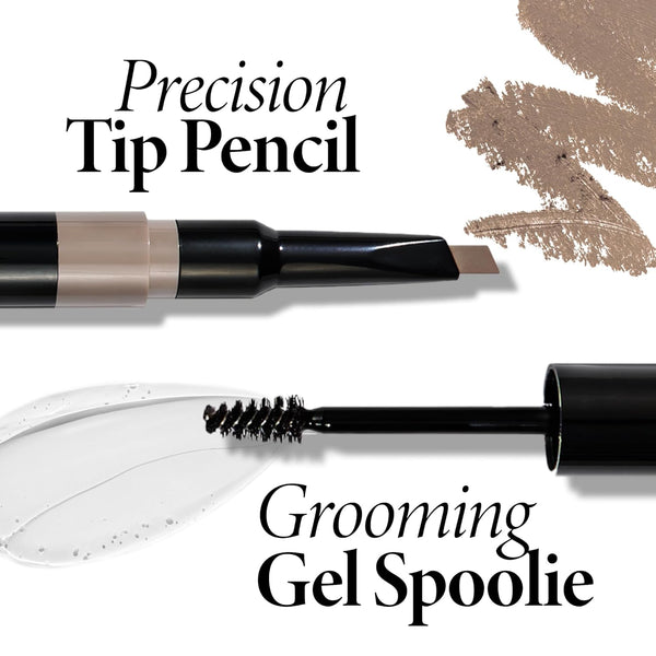 LAURA GELLER NEW YORK Sculpt-N-Stay Waterproof Brow Pencil & Gel- Blonde