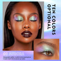 MAKI YIKA Glitter Liquid Eyeshadow Green Purple Color Shifting Eyeshadows Aurora