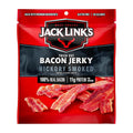 Jack Link's Hickory Smoked Bacon Jerky - 2.5 oz Bag - Ready to Eat Real Meat Protein Snacks - 11g Protein per Serving - Made with 100% Thick Cut