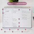 Undated Daily Planner | 8.25Ã¢ÂÂ X 11.75Ã¢ÂÂ Work To-Do Notebook | ADHD Academic Organizer | Multi-Layout | Men and Women Planner | College