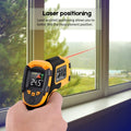 Infrared Thermometer Non-Contact Digital Laser Temperature Gun -58℉～1112℉(-50℃～600℃) Adjustable Emissivity IR Temp Gun - for Cooking, BBQ, Food,