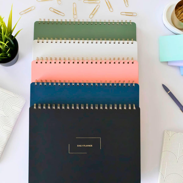 Undated Daily Planner | 8.25Ã¢ÂÂ X 11.75Ã¢ÂÂ Work To-Do Notebook | ADHD Academic Organizer | Multi-Layout | Men and Women Planner | College
