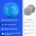 Dr. CohenâS Heatable Deep Tissue Massage Ball - Acuball Trigger Point Massage Therapy for Myofascial Release and Exercise - Effective Back