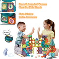 BINZKBB Light Magnetic Tiles Building Blocks for Kids,3D Clear Educational STEM Building Toys,Magnetic Marble Run Blocks Toys for Kids Ages 3 4 5