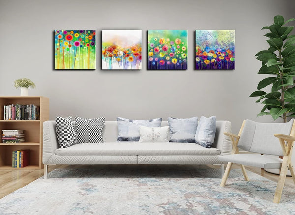 dgbtcart Succulent Plants Bathroom Decor Wall Art, Green Cactus Pictures Canvas Print, Botanical Paintings for Bedroom Living room Office