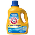 ARM & HAMMER Clean & Simple Liquid Laundry Detergent | Crisp Clean Scent, 77 Loads, 100.5 Fl oz Crisp Clean 100.5 Fl Oz (Pack of 1)