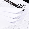 2026-2027 Desk Calendar, Jul.2026 - Dec.2027, 16.8" x 12" | Thick Paper, Desk Calendar 2026-2027/Wall Calendar 2-in-1 with Corner Protectors,