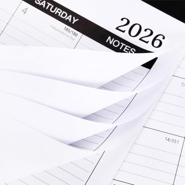 2026-2027 Desk Calendar, Jul.2026 - Dec.2027, 16.8" x 12" | Thick Paper, Desk Calendar 2026-2027/Wall Calendar 2-in-1 with Corner Protectors,
