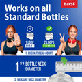 Bar5F Pumps for Shampoo and Conditioner Bottles, Salon-Brand Liters, 2 Pack | Professional-standard durability for salon-brand 1 L/33.8 oz