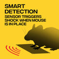Victor Humane Mouse Traps Indoor for Home - M250B - No Touch Electric Mouse Traps for Home
