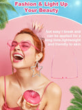 12 Pairs Heart Shaped Sunglasses for Women Colorful Glasses Fun Trendy Transparent Heart Sunglasses Party Favor Pink One Size