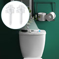 Jetec 2 Pieces Toilet Seat Screws Replacement Kit Plastic Bolts with Plastic Nuts and Washers Parts Kit for Fixing the Top Toilet Seat, White 2 White
