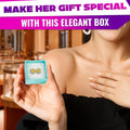 KETAR 24 Pcs Earring Boxes for Jewelry Gift, 1.57 x 1.57” Small Gift Box | Earring Box Bulk for Studs, Rings, and Pendants; Decorative Ribbon Bow,