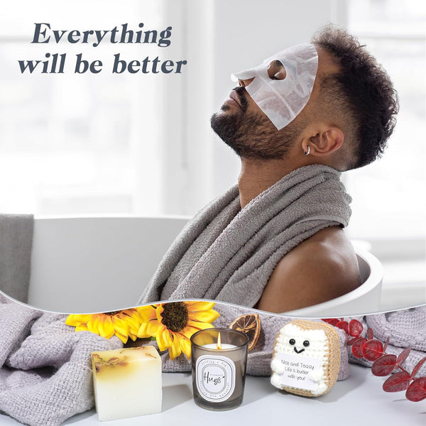 Get Well Soon Gift & Self Care Gift for Men | Thinking of You Gift for Husband | Appreciation Gift for Dad, Grandpa, Brother, Friend & Father