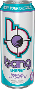 Bang Energy Radical Skadattle, Sugar-Free Energy Drink, 16-Ounce (Pack of 12)