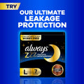 Always Ultra Thin Feminine Pads with Wings for Women, Size 1, Regular Absorbency, Unscented, Up to 100% Leak-Free Protection, 46 Count Size 1 46.0