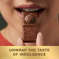 Ferrero Rocher premium chocolate bar, Milk Chocolate with Hazelnut Filling, Perfect Self Treat, 3.1 oz Each Milk Chocolate Hazelnut 1 Count (Pack