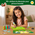 Skillmatics Sand Art Activity - Animals, Create & Stick 50+ Colorful Stickers, Creative Craft Kits & Supplies for Kids, Gifts for Girls & Boys