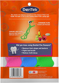 DenTek Fun Flossers – Kids Floss Picks with Wild Fruit Flavor, 90 Count Wild Fruit 90 Count (Pack of 1)