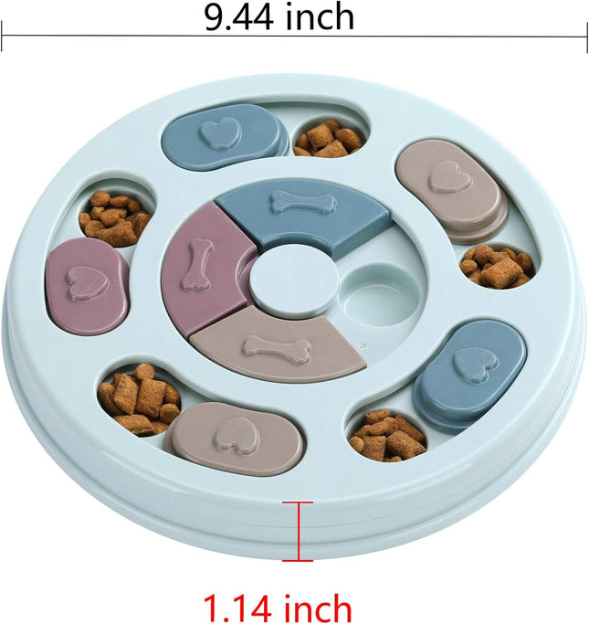 Dog Puzzle,Dogs Food Toys for IQ Training & Mental Enrichment,Dog Treat Puzzle(B