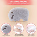 Konjac Baby Sponge for Bathing, Kids Bath Sponges for Infants, Toddler Bath Time, Cute Shapes and Safe Plant-Based Konjac Baby Bath Accessories, 5Pcs