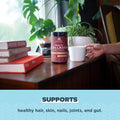 Ancient Nutrition Collagen Powder Protein, Multi Collagen Protein Beauty + Sleep with Vitamin C, Vanilla Chai, Hydrolyzed Collagen Peptides