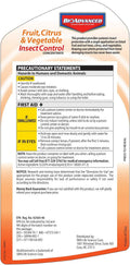 BioAdvanced Fruit, Citrus & Vegetable Insect Control Concentrate - Pest Control for Fruit and Vegetable Gardens - Up to 2 Months Infestation