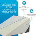 Kolbs Bed Wedge Pillow for Sleep Apnea, Sleeping Comfort, Relaxing, Acid Reflux, Heartburn and Back Pain Relief. Cushion for Sitting up in Bed.