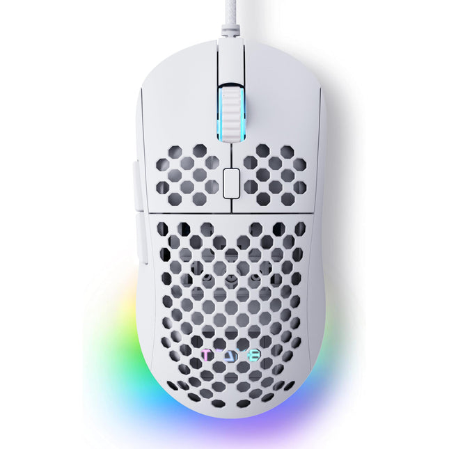 TMKB Falcon M1SE Ultralight Honeycomb Gaming Mouse, High-Precision 12800DPI Optical Sensor, 6 Programmable Buttons, Cust