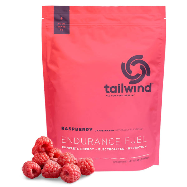 Tailwind Nutrition Endurance Fuel, Carbohydrate & Electrolyte Sports Drink Mix Powder, Gluten-Free, Vegan, Raspberry Buzz, 50 Servings