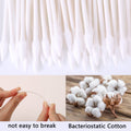 Pangda 400 Count Pointed Tip Cotton Swabs Double Tips Cotton Buds with Paper Stick for Household Cleaning Beauty Tools Personal Care Makeup