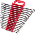 Max Torque 15-Piece Premium Combination Wrench Set, Chrome Vanadium Steel, Long Pattern Design | Include Metric Sizes 8, 9, 10, 11, 12, 13, 14,