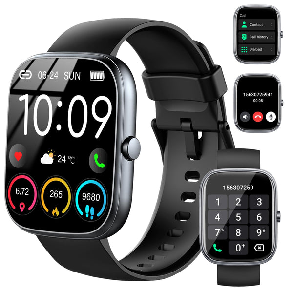 Smart Watch for Men Women, 2025 HD 1.91" Smartwatches (Answer/Make Call), 112+ Sports Modes Fitness Activity Tracker, Calories/Heart Rate/Sleep