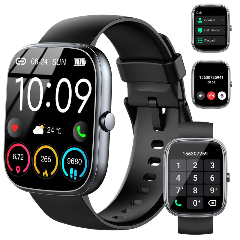 Smart Watch for Men Women, 2025 HD 1.91" Smartwatches (Answer/Make Call), 112+ Sports Modes Fitness Activity Tracker, Calories/Heart Rate/Sleep