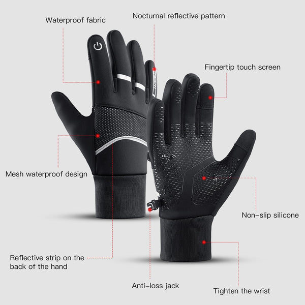 Kyncilor Womens Winter Gloves Mens Thermal Gloves with Touchscreen Fingers Anti-Slip Grip for Runing Working Texing Driving