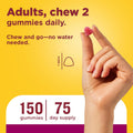 Nature Made Womens Gummy Multivitamins with Omega-3, 150 Gummies Strawberry, Lemon & Orange 150 Count (Pack of 1)