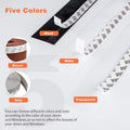 26 Feet Silicone Seal Strip,Door Weather Stripping Door Seal Strip Window Seal Silicone Sealing Tape for Door Draft Stopper Adhesive Tape (White,