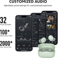 TOZO A1 Wireless Earbuds Bluetooth 5.3 Light Weight in Ear Headphones Green