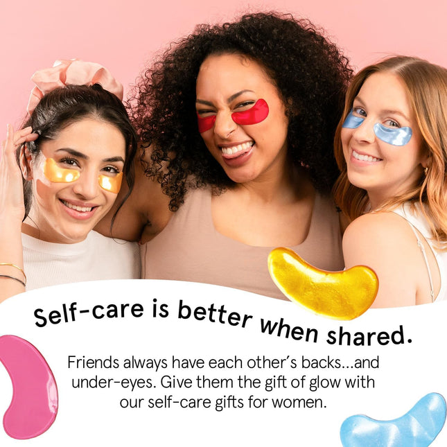 Grace & Stella under Eye Patches (12 Pairs) - Birthday Gifts for Women - Travel 