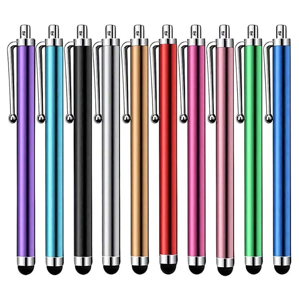 Stylus Pen [10 Pack] Universal Capacitive Touch Screen Pens for Tablets, iPad mini, iPad Pro, iPad Air, Smartphones, Samsung Galaxy - Multiple