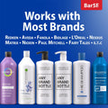 Bar5F Pumps for Shampoo and Conditioner Bottles, Salon-Brand Liters, 2 Pack | Professional-standard durability for salon-brand 1 L/33.8 oz