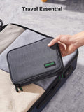 UGREEN Electronic Organizer Travel Cable Organizer Storage Bag for Data Cables, USB C Charger, SD Card, Hard Drive, Charging Cord, Mouse, Power
